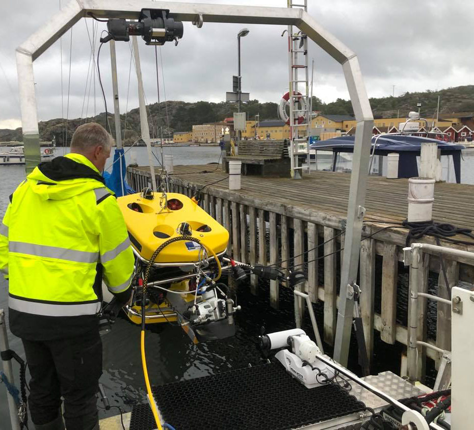 ROV vid marinarkeologisk undersökning